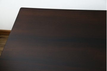 中古　松本民芸家具　LT型食卓　洗練されたモダンな佇まいが魅力のダイニングテーブル(6人掛け、6P、4人掛け、4P、食卓)(定価約61万円)(R-068803)