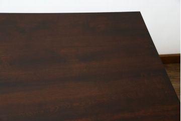 中古　松本民芸家具　クラシカルな雰囲気のA型食卓(ダイニングテーブル、ワークデスク、作業台、4人掛け)(定価約21万円)(R-068804)