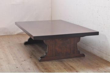 中古　美品　松本民芸家具　洗練された佇まいが魅力的な座卓(ローテーブル、センターテーブル)(R-068806)