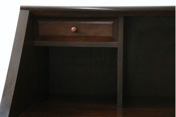 中古　松本民芸家具　T型　シックで上品な佇まいが魅力のライティングビューロー　定価約37万円　(R-068813)