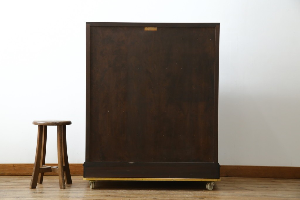 中古　松本民芸家具　T型　シックで上品な佇まいが魅力のライティングビューロー　定価約37万円　(R-068813)