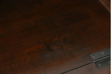 中古　松本民芸家具　T型　シックで上品な佇まいが魅力のライティングビューロー　定価約37万円　(R-068813)