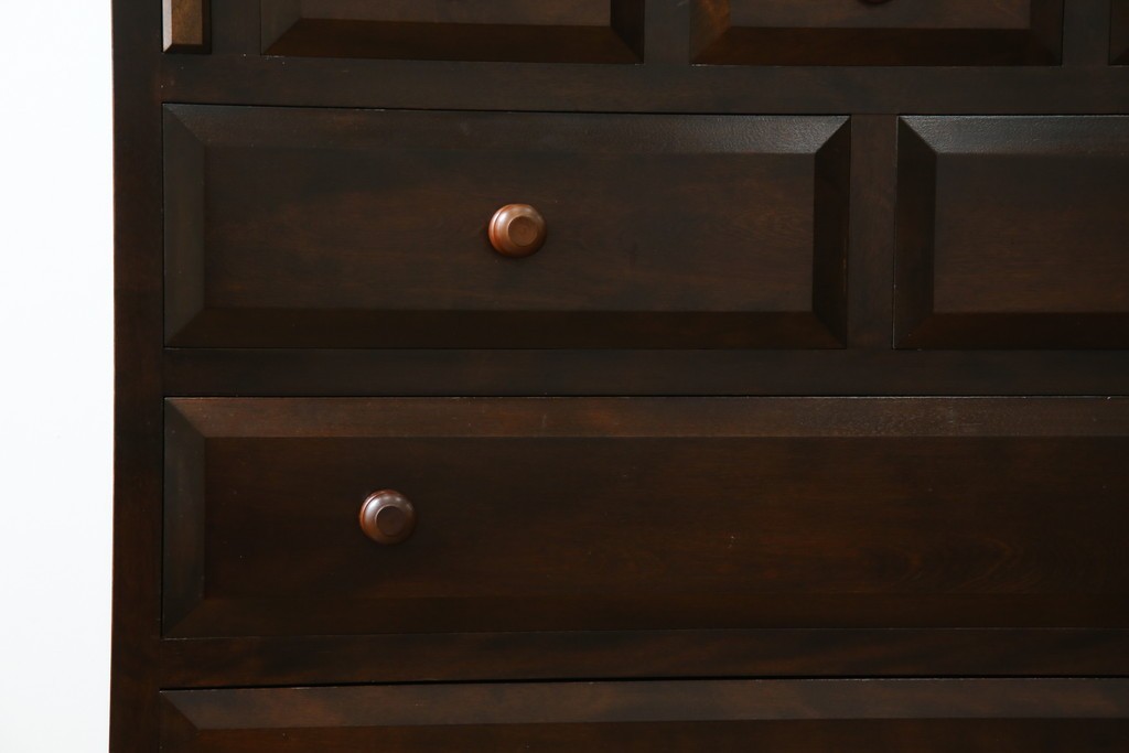 中古　松本民芸家具　T型　シックで上品な佇まいが魅力のライティングビューロー　定価約37万円　(R-068813)