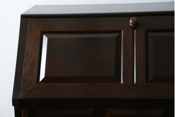 中古　松本民芸家具　T型　シックで上品な佇まいが魅力のライティングビューロー　定価約37万円　(R-068813)