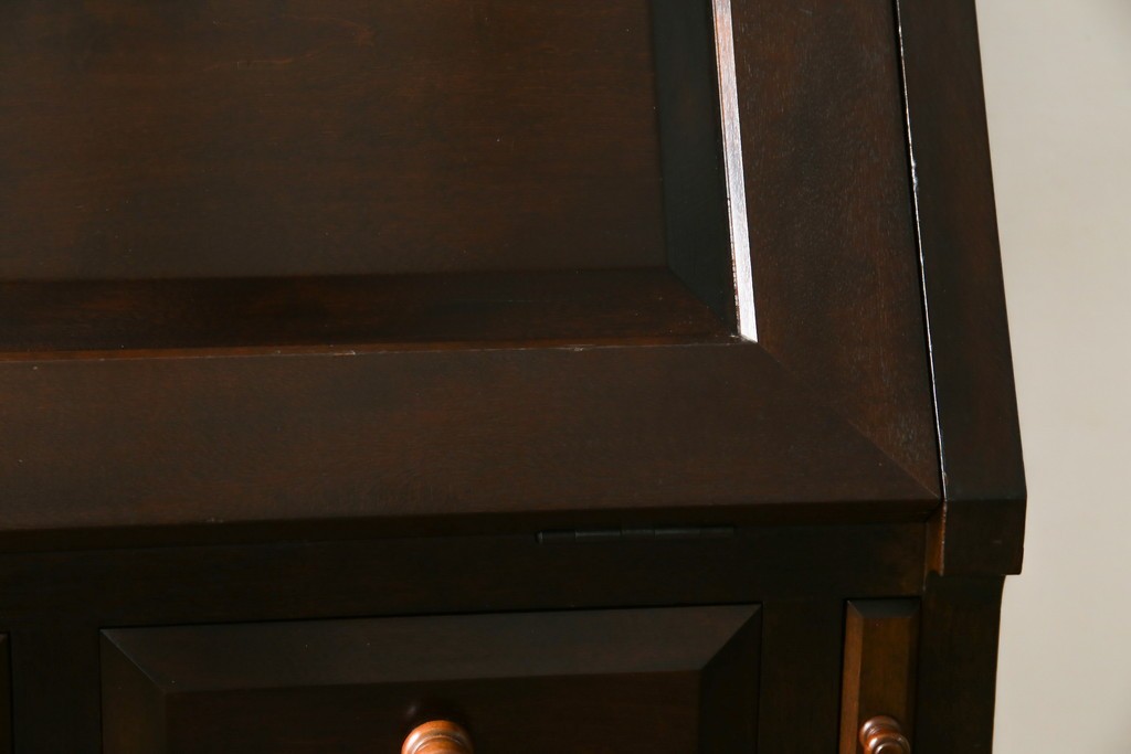 中古　松本民芸家具　T型　シックで上品な佇まいが魅力のライティングビューロー　定価約37万円　(R-068813)