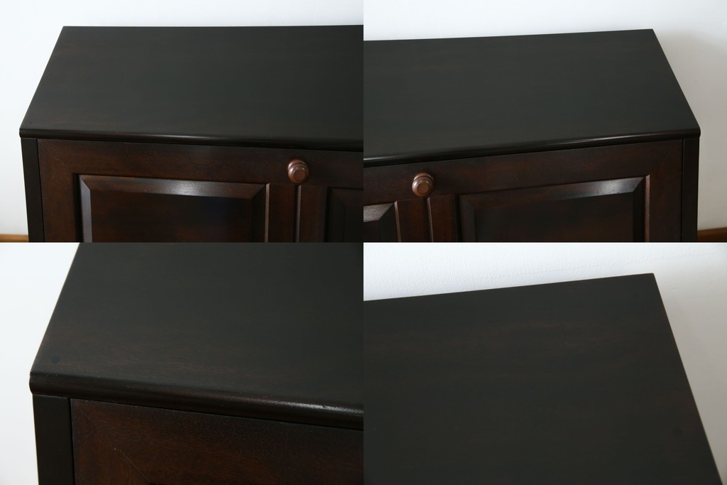 中古　松本民芸家具　T型　シックで上品な佇まいが魅力のライティングビューロー　定価約37万円　(R-068813)