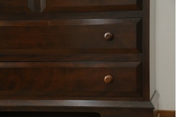 中古　松本民芸家具　T型　シックで上品な佇まいが魅力のライティングビューロー　定価約37万円　(R-068813)