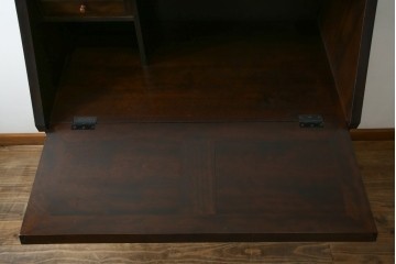 中古　松本民芸家具　T型　シックで上品な佇まいが魅力のライティングビューロー　定価約37万円　(R-068813)