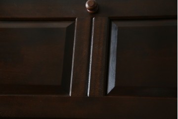 中古　松本民芸家具　T型　シックで上品な佇まいが魅力のライティングビューロー　定価約37万円　(R-068813)