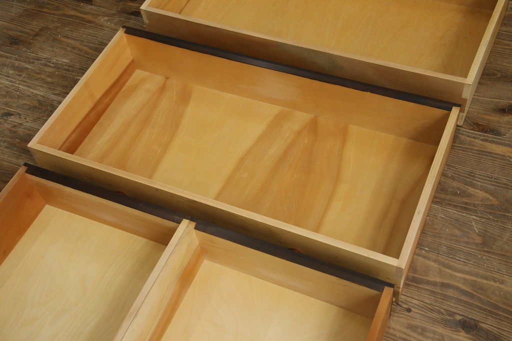 中古　松本民芸家具　T型　シックで上品な佇まいが魅力のライティングビューロー　定価約37万円　(R-068813)