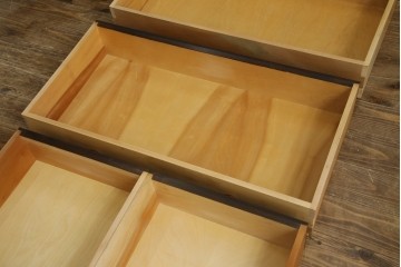 中古　松本民芸家具　T型　シックで上品な佇まいが魅力のライティングビューロー　定価約37万円　(R-068813)