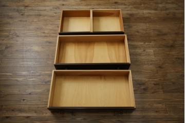 中古　松本民芸家具　T型　シックで上品な佇まいが魅力のライティングビューロー　定価約37万円　(R-068813)