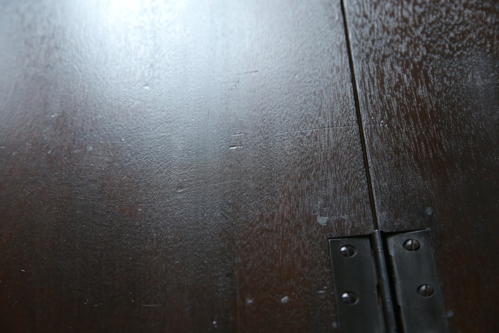 中古　松本民芸家具　T型　シックで上品な佇まいが魅力のライティングビューロー　定価約37万円　(R-068813)