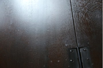 中古　松本民芸家具　T型　シックで上品な佇まいが魅力のライティングビューロー　定価約37万円　(R-068813)