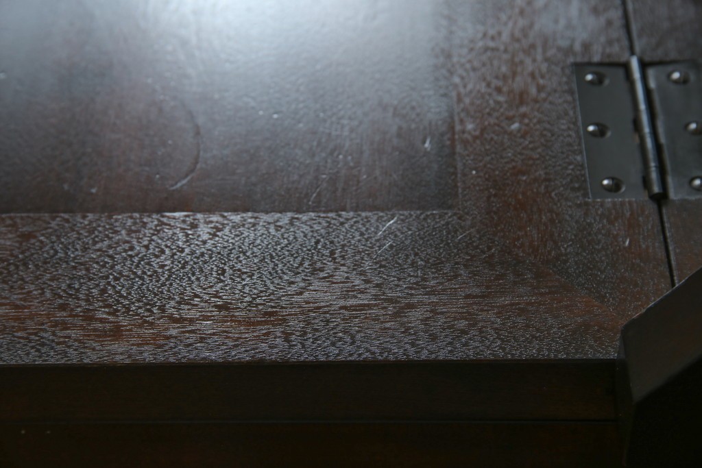 中古　松本民芸家具　T型　シックで上品な佇まいが魅力のライティングビューロー　定価約37万円　(R-068813)