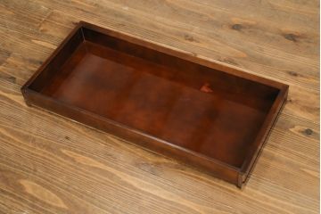 中古　イタリア家具　上品な佇まいが目を引く象嵌入りキャビネット(キュリオケース、ガラスケース、飾り棚、収納棚、戸棚)(R-068818)