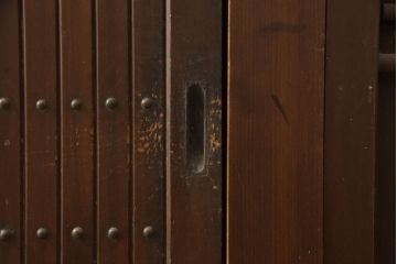 和製アンティーク　上質な空間を演出する水屋箪笥サイドボード(食器棚、戸棚、収納棚)(R-068821)