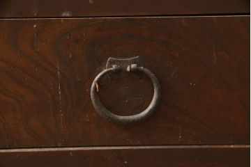 和製アンティーク　上質な空間を演出する水屋箪笥サイドボード(食器棚、戸棚、収納棚)(R-068821)
