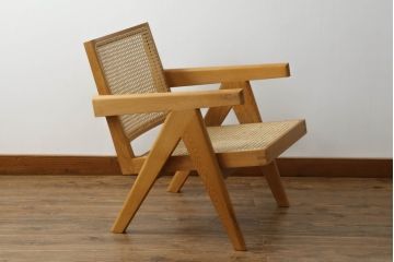 中古　極美品　Phantom Hands(ファントム・ハンズ)　Pierre Jeanneret(ピエール・ジャンヌレ)　PH29　イージーアームチェア(Easy Armchair、ラウンジチェア、椅子、イス)(定価565,400円)(R-068823)