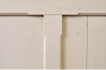 アンティーク建具　ペイント仕上げ限定　どこか懐かしいレトロな雰囲気のペイント扉1枚(ドア、木製扉)(R-068848)