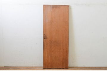 アンティーク建具　ペイント仕上げ限定　どこか懐かしいレトロな雰囲気のペイント扉1枚(ドア、木製扉)(R-068848)
