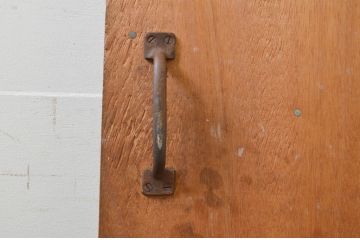 アンティーク建具　ペイント仕上げ限定　どこか懐かしいレトロな雰囲気のペイント扉1枚(ドア、木製扉)(R-068848)