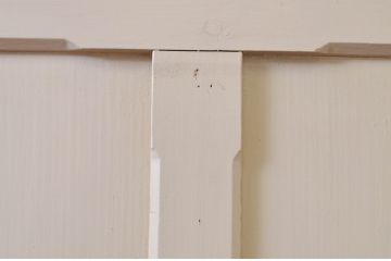 アンティーク建具　ペイント仕上げ限定　どこか懐かしいレトロな雰囲気のペイント扉1枚(ドア、木製扉)(R-068849)