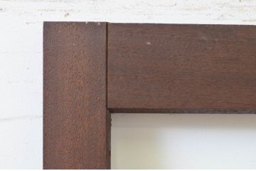 アンティーク建具　落ち着いた雰囲気を演出する木製ドア1枚(ガラス戸、扉)(R-068850)