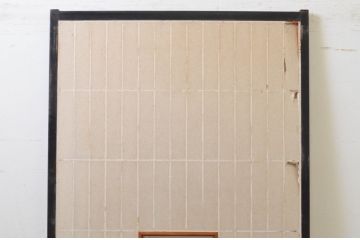 アンティーク建具　腰板欅(ケヤキ)材　和の情緒を演出する障子戸1枚(引き戸)(R-068852)