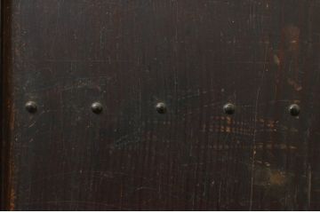 アンティーク建具　シックな空間作りにおすすめな帯戸2枚セット(引き戸、板戸)(R-068859)
