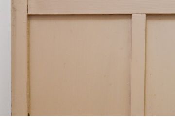 アンティーク建具　ペイント仕上げ限定　レトロな雰囲気づくりにおすすめのガラス戸4枚セット(引き戸)(R-068862)