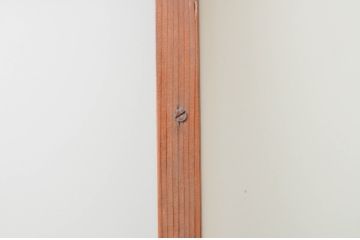 アンティーク建具　どこか懐かしい雰囲気漂う幅狭ガラス戸2枚セット(引き戸)(R-068865)