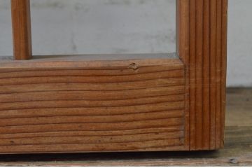 アンティーク建具　涼しげな和の空間づくりにおすすめな幅狭夏戸1枚(簾戸、御簾戸、簀戸、葭戸、夏障子、すど、引き戸)(R-068867)