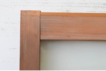 アンティーク建具　大正ロマンの雰囲気漂うガラス戸1枚(引き戸)(R-068868)