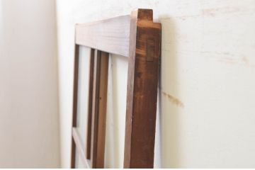 アンティーク建具　大正ロマンの雰囲気漂うガラス戸1枚(引き戸)(R-068868)