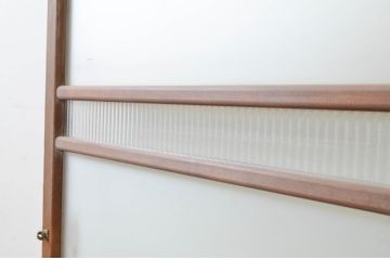 アンティーク建具　レトロな雰囲気づくりにおすすめなガラス戸1枚(引き戸)(R-068869)