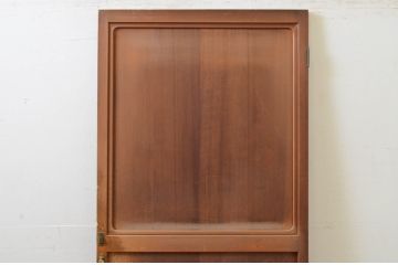 アンティーク建具　上手物!!　杉材　柾目の美しい横桟付き板戸扉1枚(ドア、木製扉)(R-068872)