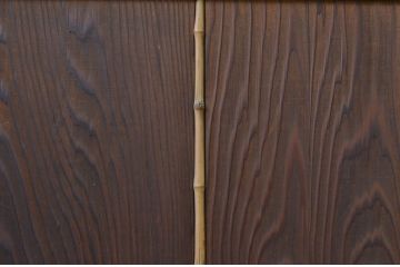 アンティーク建具　和風の空間づくりにおすすめの幅狭板戸扉1枚(木製扉、ドア)(R-068873)