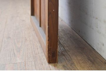 アンティーク建具　和風の空間づくりにおすすめの幅狭板戸扉1枚(木製扉、ドア)(R-068873)