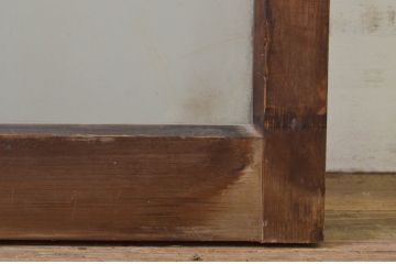 アンティーク建具　大正ロマンな雰囲気作りにおすすめなガラス窓1枚(引き戸、ガラス戸)(R-068883)