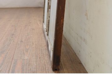 アンティーク建具　大正ロマンな雰囲気作りにおすすめなガラス窓1枚(引き戸、ガラス戸)(R-068883)
