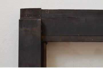 アンティーク建具　ノスタルジックな雰囲気溢れるガラス窓4枚セット(引き戸、ガラス戸)(R-068895)