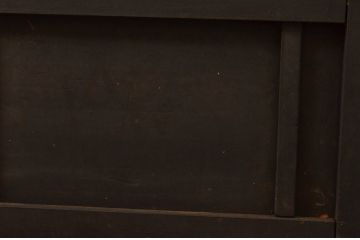 アンティーク建具　ノスタルジックな雰囲気溢れるガラス窓4枚セット(引き戸、ガラス戸)(R-068895)