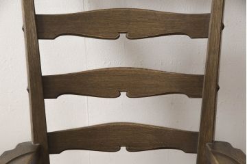 中古　神戸洋家具　永田良介商店　くつろぎの時間にオススメのロッキングチェア(アームチェア、揺り椅子、板座チェア、イス)(R-068900)