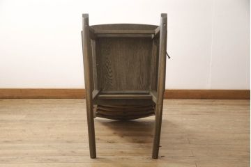 中古　神戸洋家具　永田良介商店　くつろぎの時間にオススメのロッキングチェア(アームチェア、揺り椅子、板座チェア、イス)(R-068900)