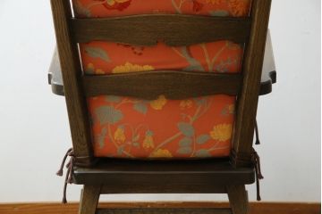 中古　神戸洋家具　永田良介商店　くつろぎの時間にオススメのロッキングチェア(アームチェア、揺り椅子、板座チェア、イス)(R-068900)