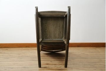 中古　神戸洋家具　永田良介商店　くつろぎの時間にオススメのロッキングチェア(アームチェア、揺り椅子、板座チェア、イス)(R-068900)