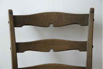 中古　神戸洋家具　永田良介商店　くつろぎの時間にオススメのロッキングチェア(アームチェア、揺り椅子、板座チェア、イス)(R-068900)
