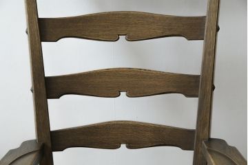 中古　神戸洋家具　永田良介商店　くつろぎの時間にオススメのロッキングチェア(アームチェア、揺り椅子、板座チェア、イス)(R-068900)