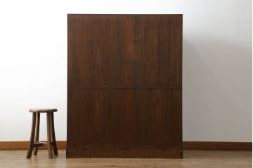 中古　美品　国産　職人手作り　総桐　重厚な佇まいが魅力的な高級民芸箪笥(総桐箪笥、総桐たんす、着物箪笥、整理タンス、和たんす、衣装箪笥、収納タンス、引き出し、キャビネット)(R-068901)